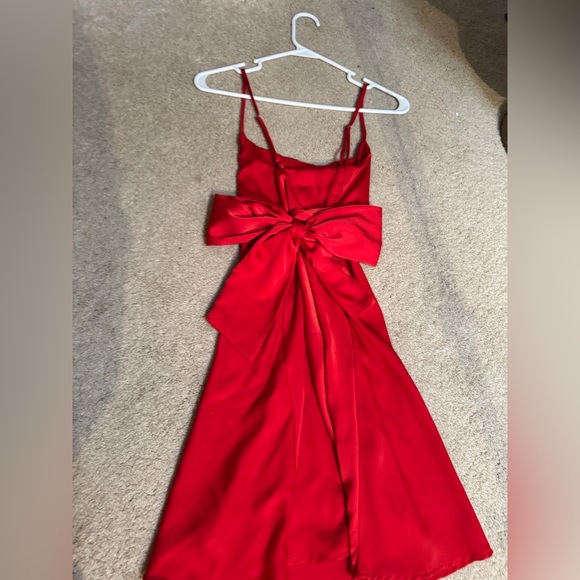 Ruby Red Mini Dress - Picture 2 of 2